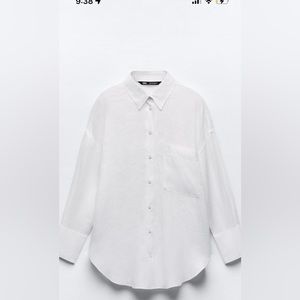 ZARA linen tshirt